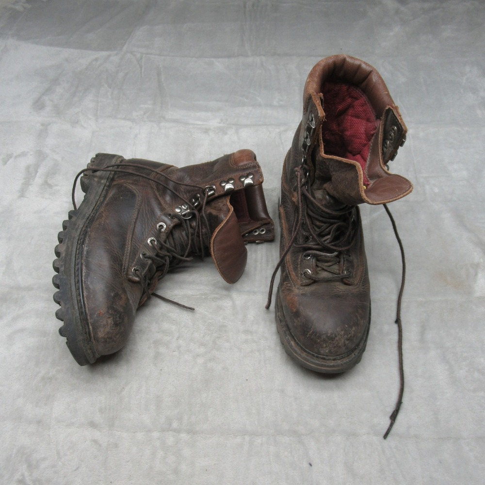 Cabelas Women 7.5M Hunting Boots Brn Waterfowl Insulated Goretex Waterproof VTG